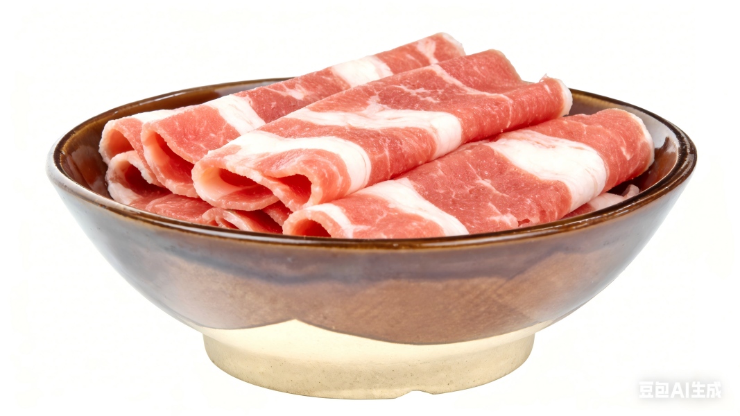 fresh sliced premium beef plate